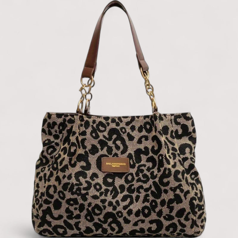 Edith | Standardní taška s leopardím vzorem – premium