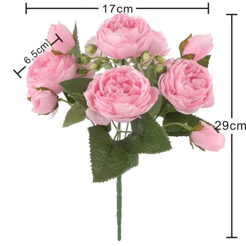Colourful Peonies Artificial Flowers Decor