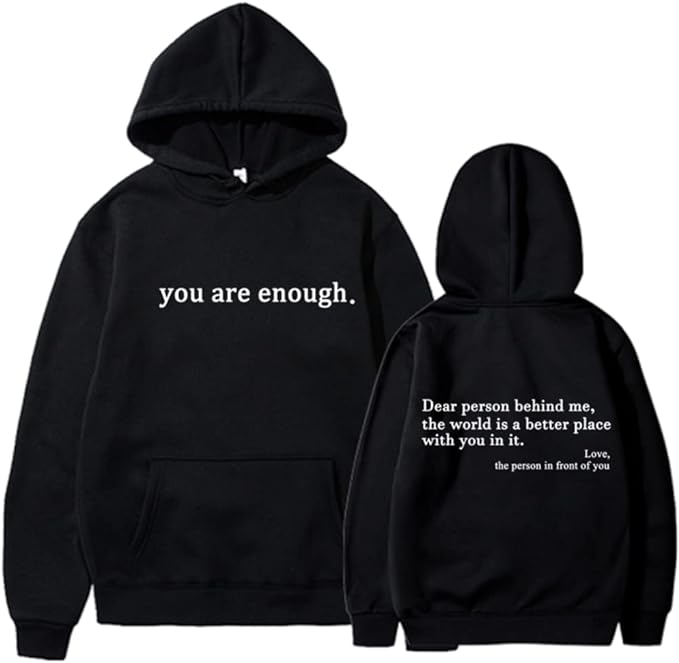Inspirujący Cytat Unisex Bluza z Kapturem | Miękkie i ciepłe
