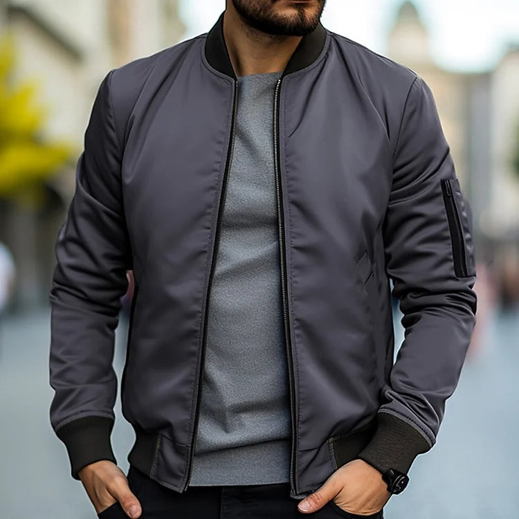 Linus Blouson pour Homme – Streetwear léger d’automne avec col montant