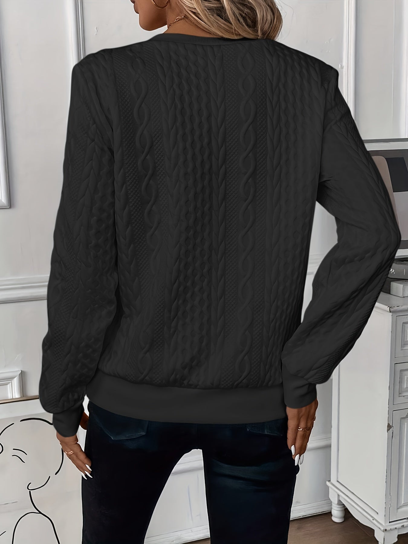 Amélie | Pull zippe et maille torsadée