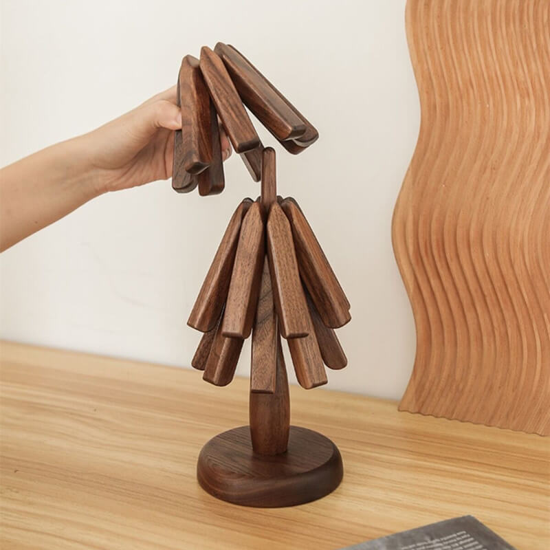 WalnussWunder / Künstlerisches Tischset aus Walnussbaum