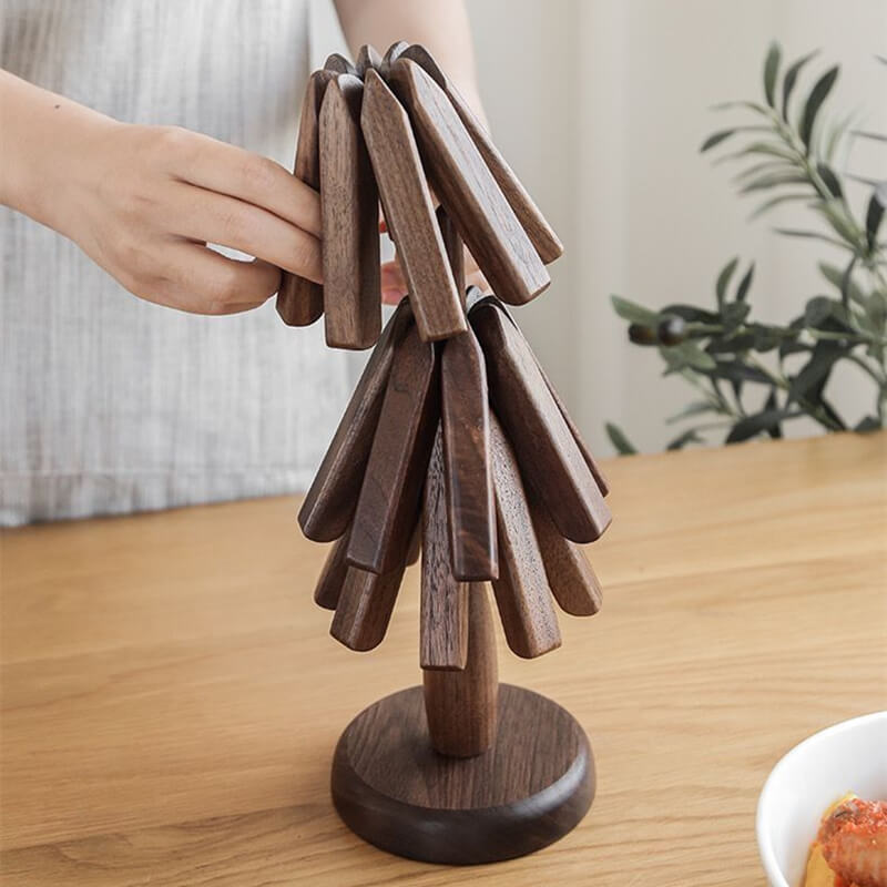 WalnussWunder / Künstlerisches Tischset aus Walnussbaum