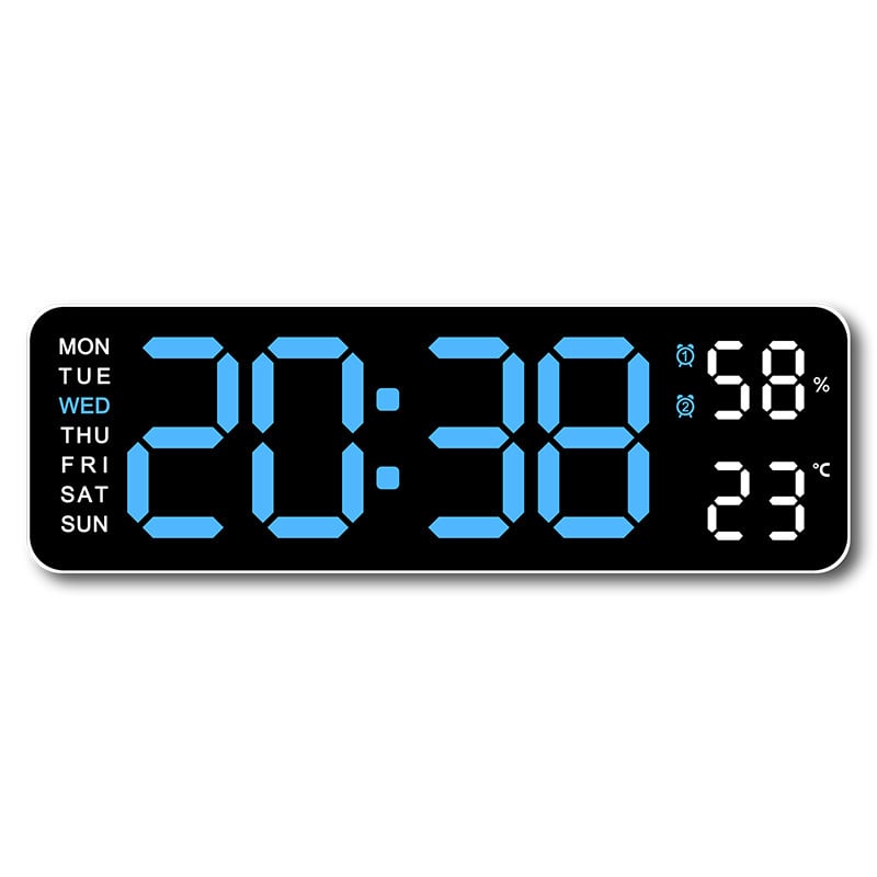 TimeLite™ - Verbesserte digitale Wanduhr mit großem Display
