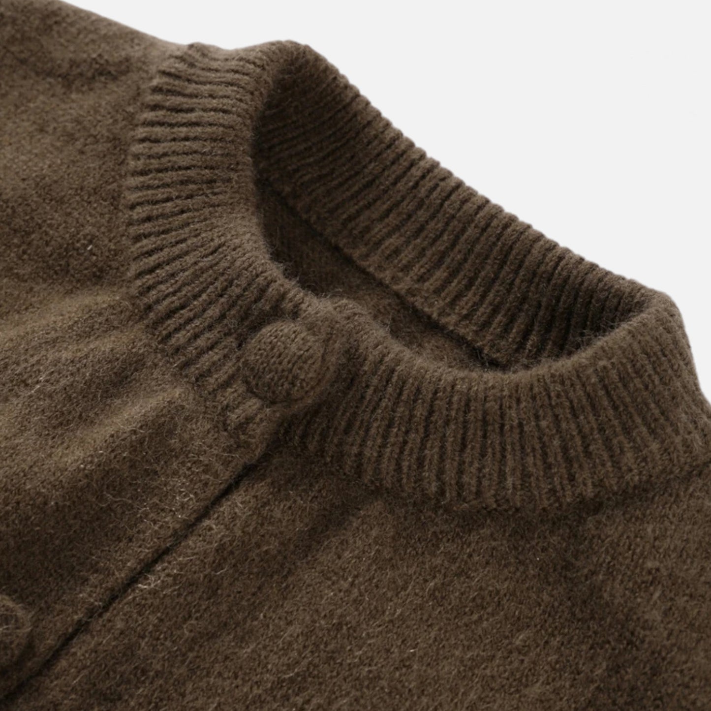 Femurea | Women’s Knitted Cardigan – Button-Up with Pockets