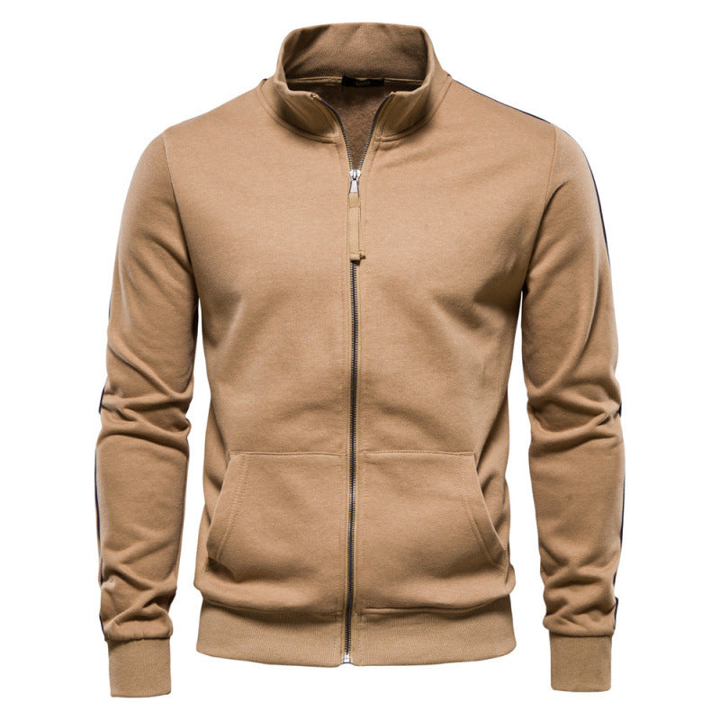 Heren Pullover met Half Zip en Zakken