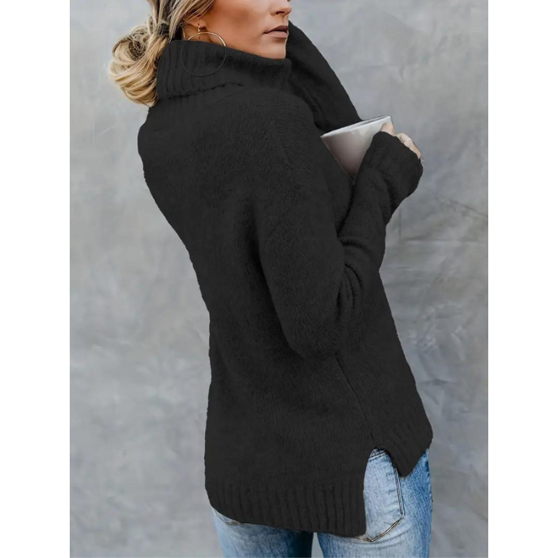 Gebreide Damestrui met Col – Winter Essential