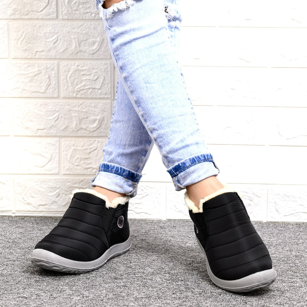 Varma Vinterskor Basses - Chaud - Confort - Élégance-Chaussures-PARIS FEMME