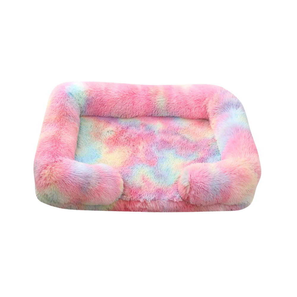 Plush Dog Bed | Anti-Slip, Washable & Durable Cozy Bed for Small to Medium Dogs