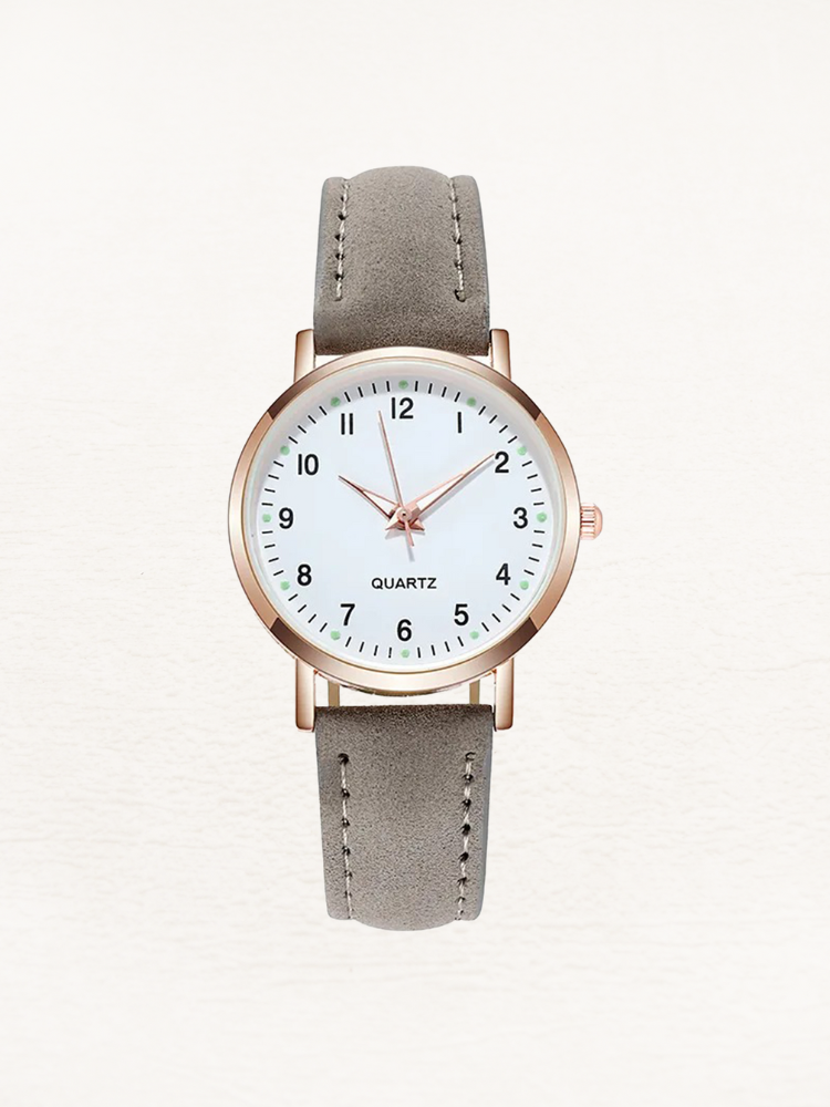 Women’s Round Dial Watch | Minimalist Quartz Watch