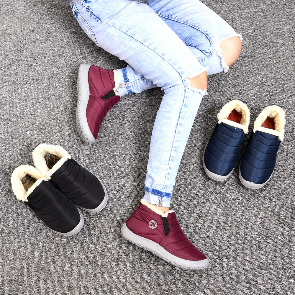 Varma Vinterskor Basses - Chaud - Confort - Élégance-Chaussures-PARIS FEMME