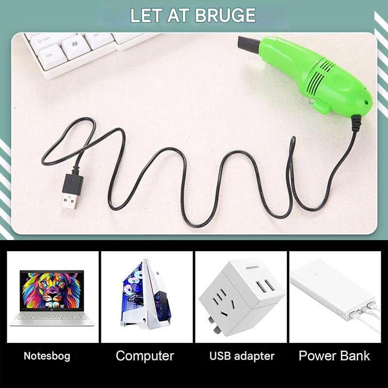 Mini støvsuger til præcisionsrengøring | Kompakt USB