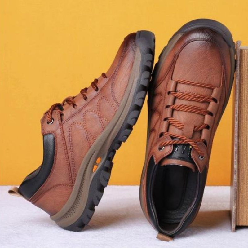 Archer – Chaussures à Bout Rond avec Lacets Antidérapants