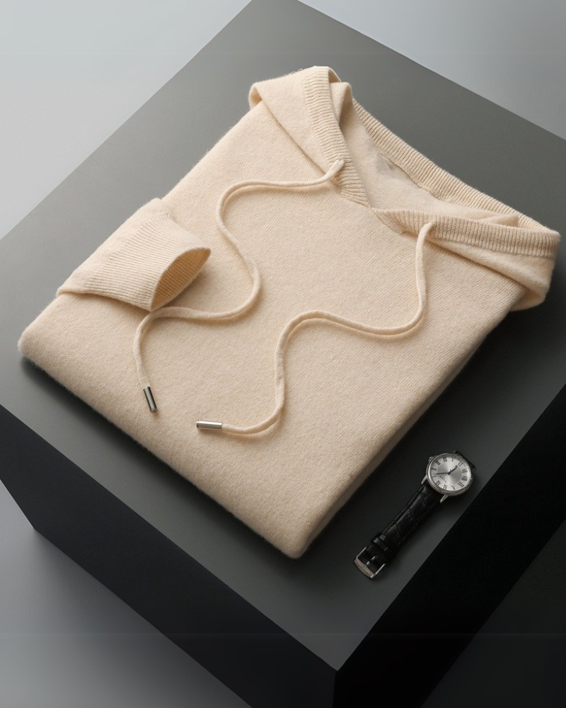 Hoodie aus 100% Kaschmir