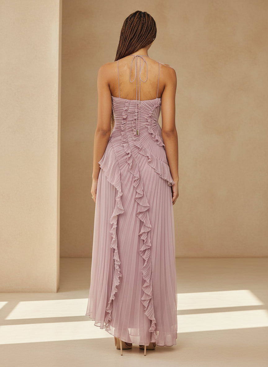 Serena – Ocean Whirlpool Maxi Dress