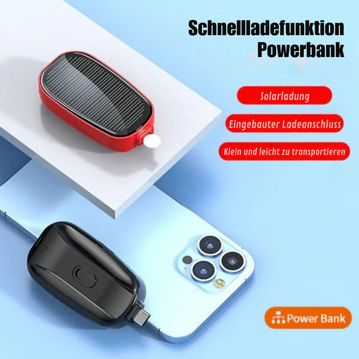 PowerPunkt™ / Mini-Notfall-Solarstrombank