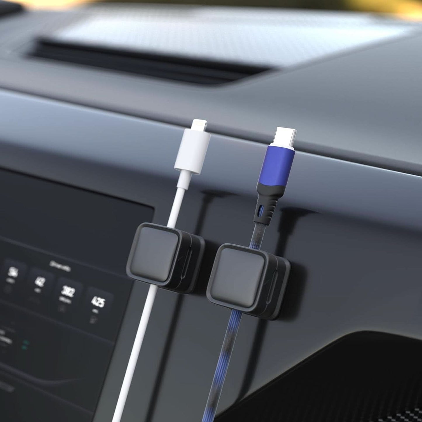 Magnetic Cable Organizer Clip for Desk & Office