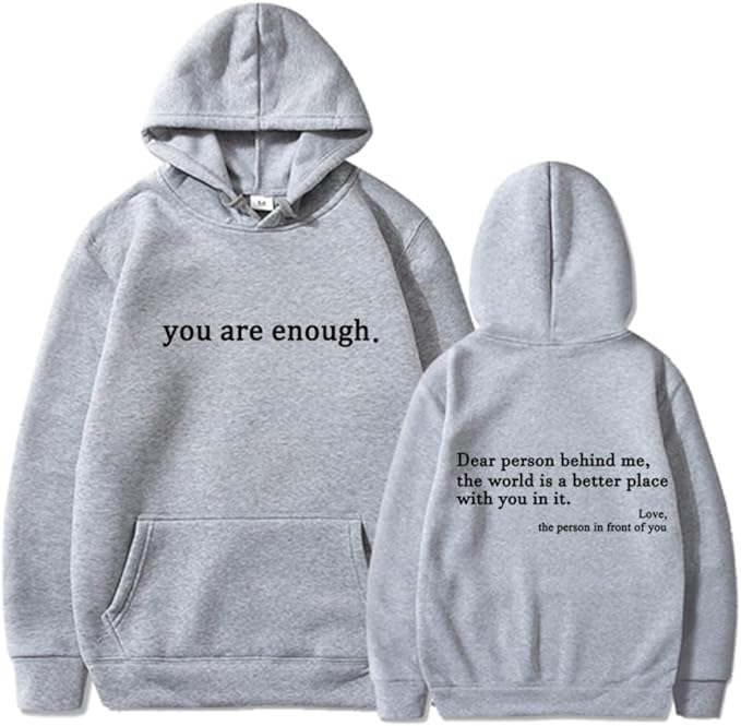 Inspirujący Cytat Unisex Bluza z Kapturem | Miękkie i ciepłe