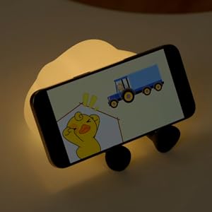 Nuvia Lumo | USB-aufladbare LED Nachttischlampe in Wolkenform mit Touch-Dimmer