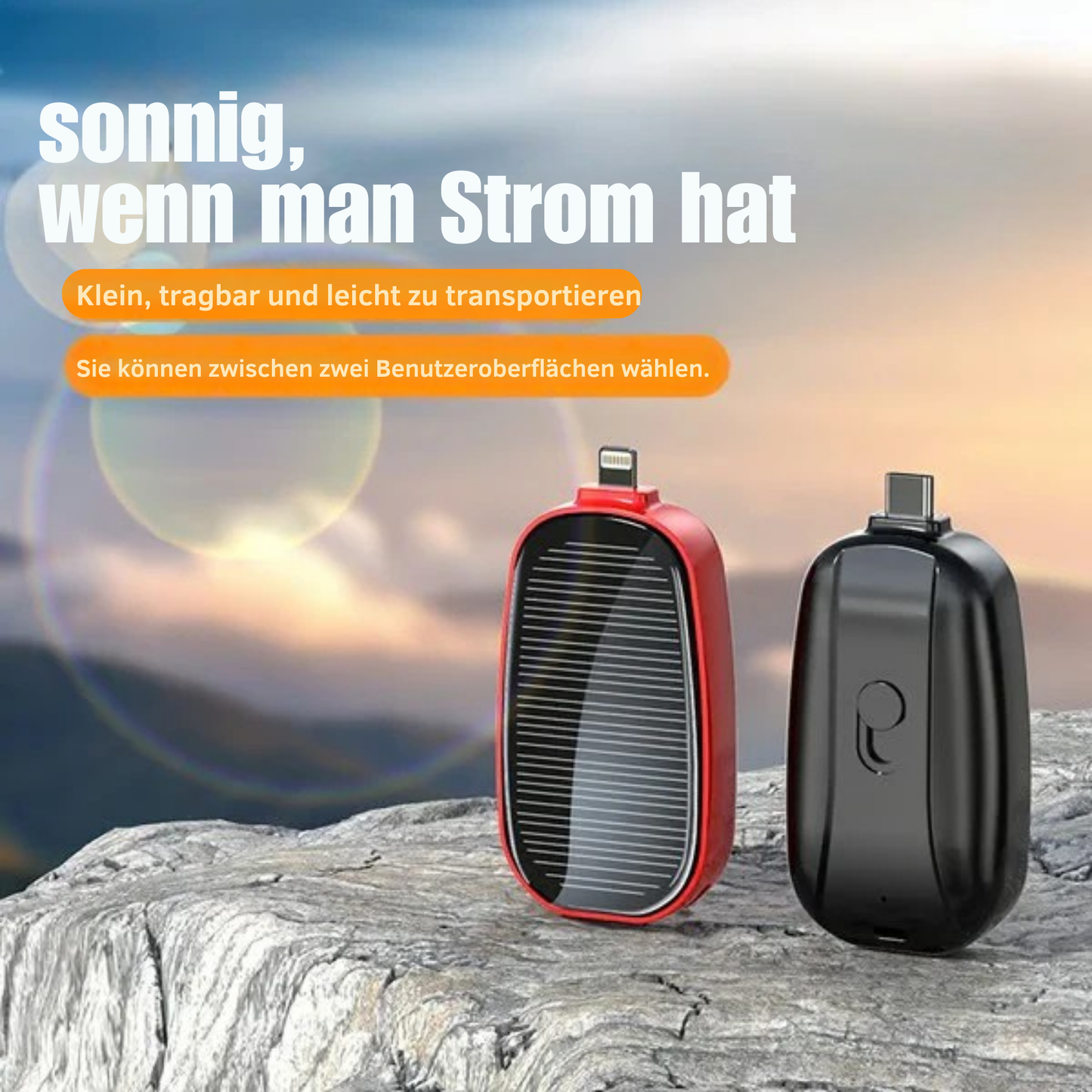 PowerPunkt™ / Mini-Notfall-Solarstrombank