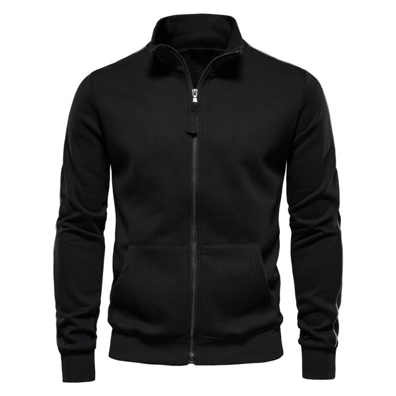 Heren Pullover met Half Zip en Zakken