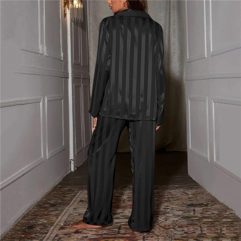 Adriana – Ensemble Pyjama à Manches Longues avec Pantalon Ample