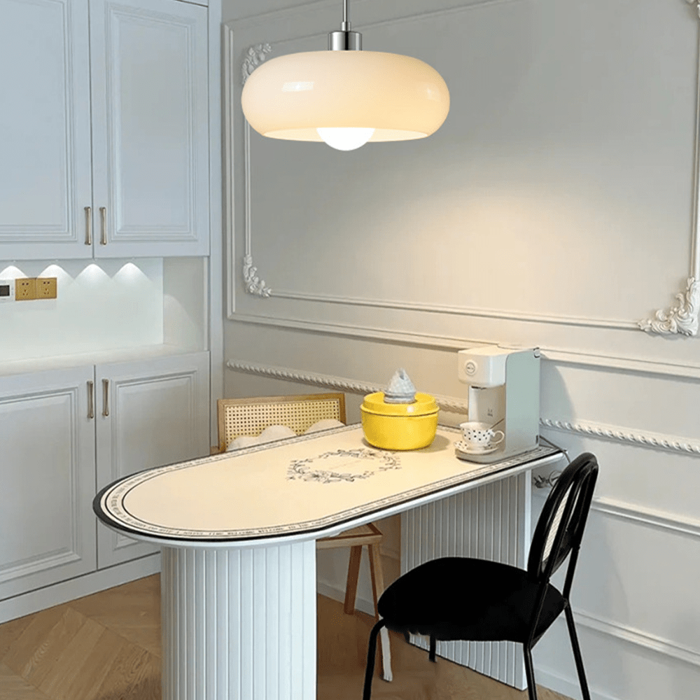 Hailie bread-shaped glass pendant lamp