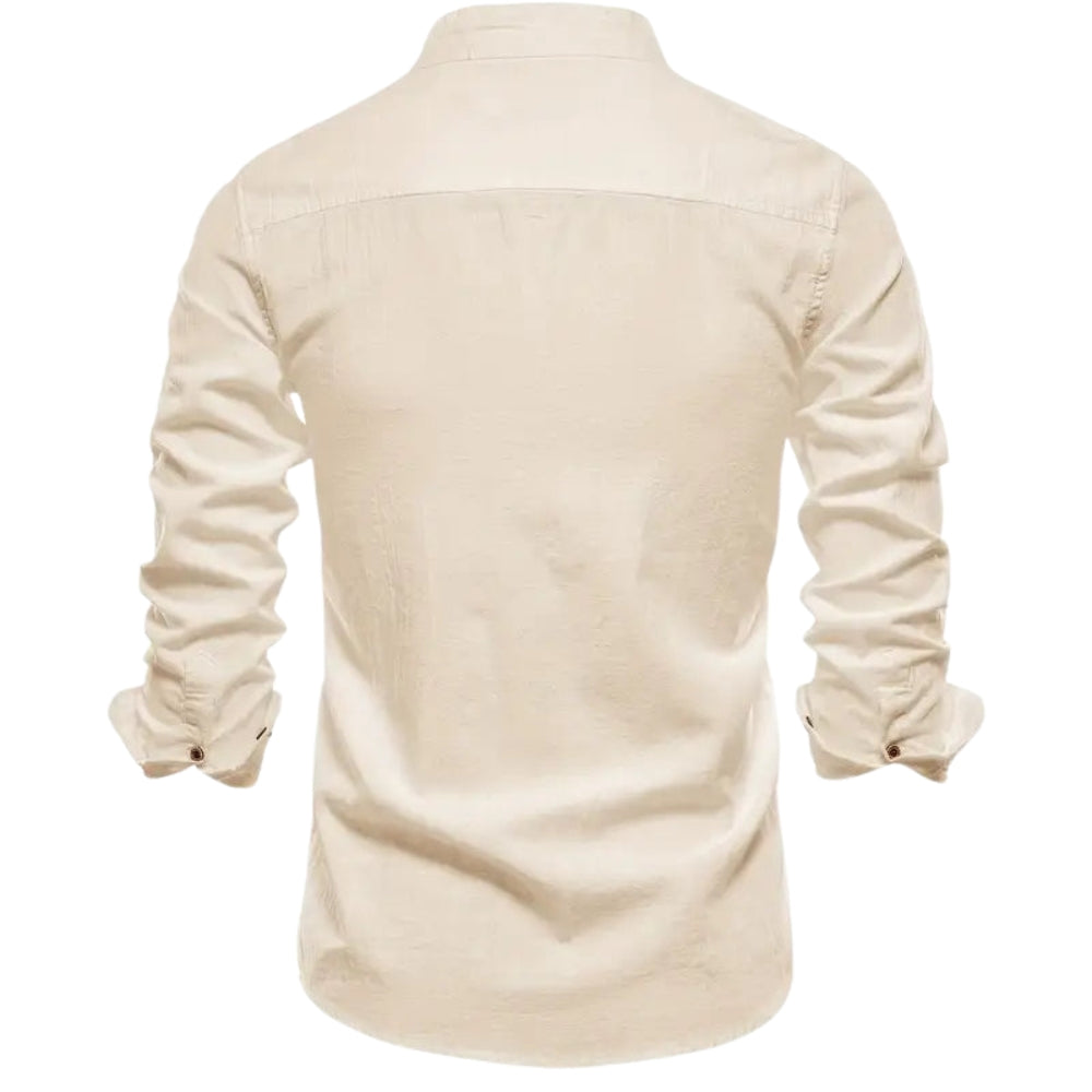 Elias – Chemise à Manches Longues avec Coupe Décontractée