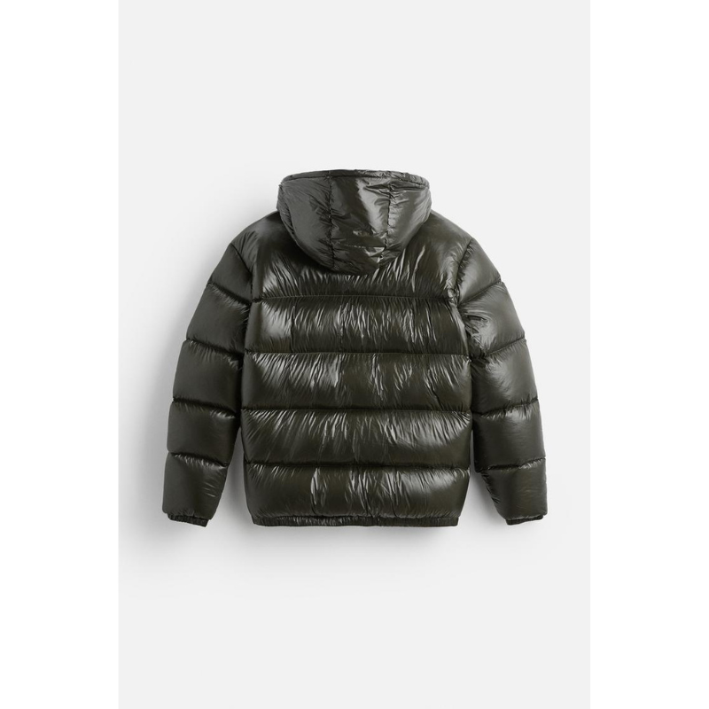 Heren Gewatteerde Puffer Jas met Capuchon