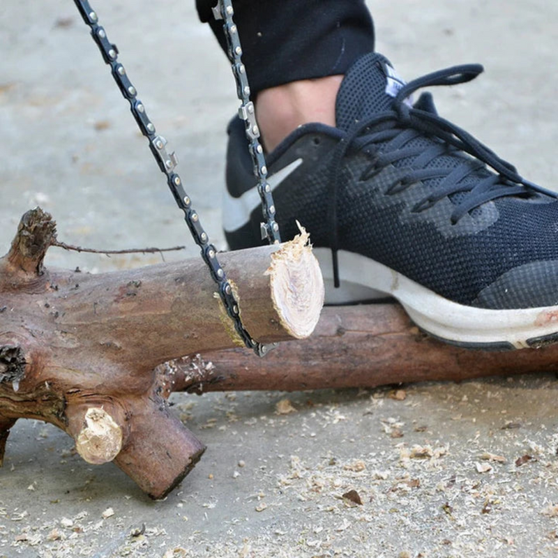 WoodSlice™ - Scie à chaîne de poche portable pour la coupe en extérieur