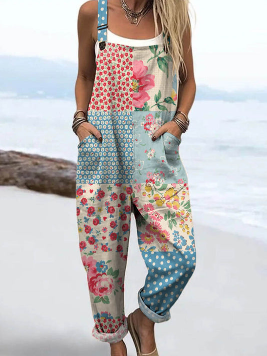 Frigg | Floral Patchwork Jumpsuit