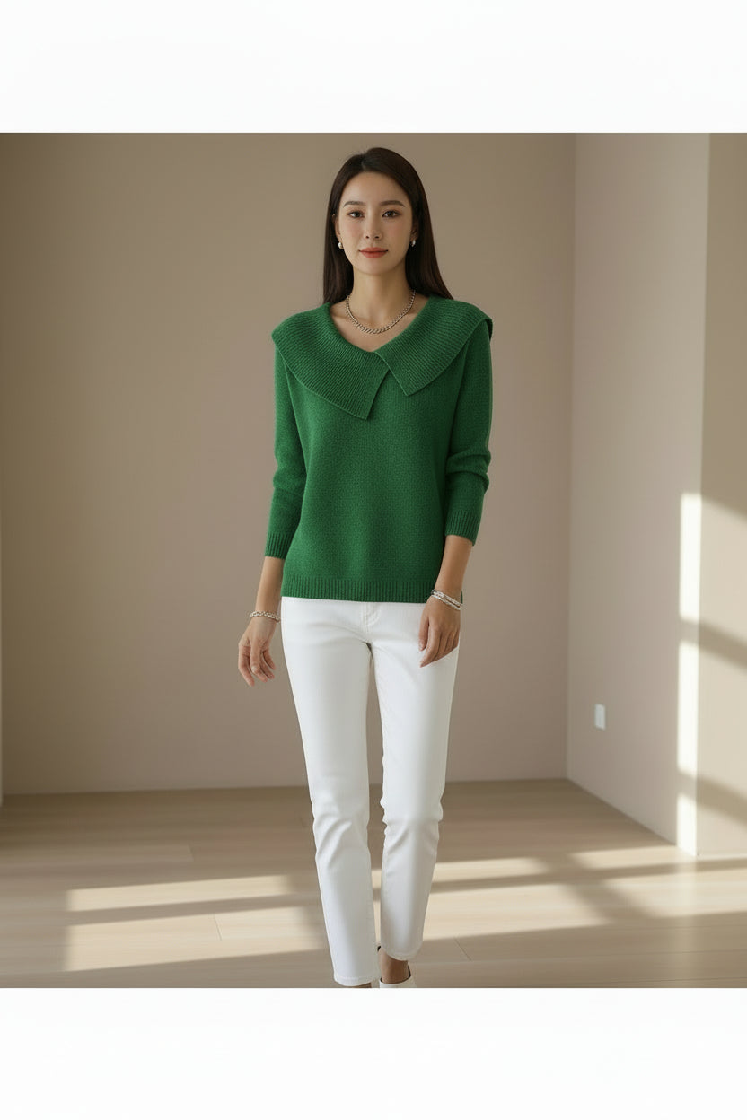 Lucia | Jersey Cálido con Cuello Suave