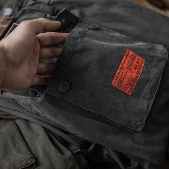 Breveno — Breathable Cotton Cargo Pants with Adjustable Fit