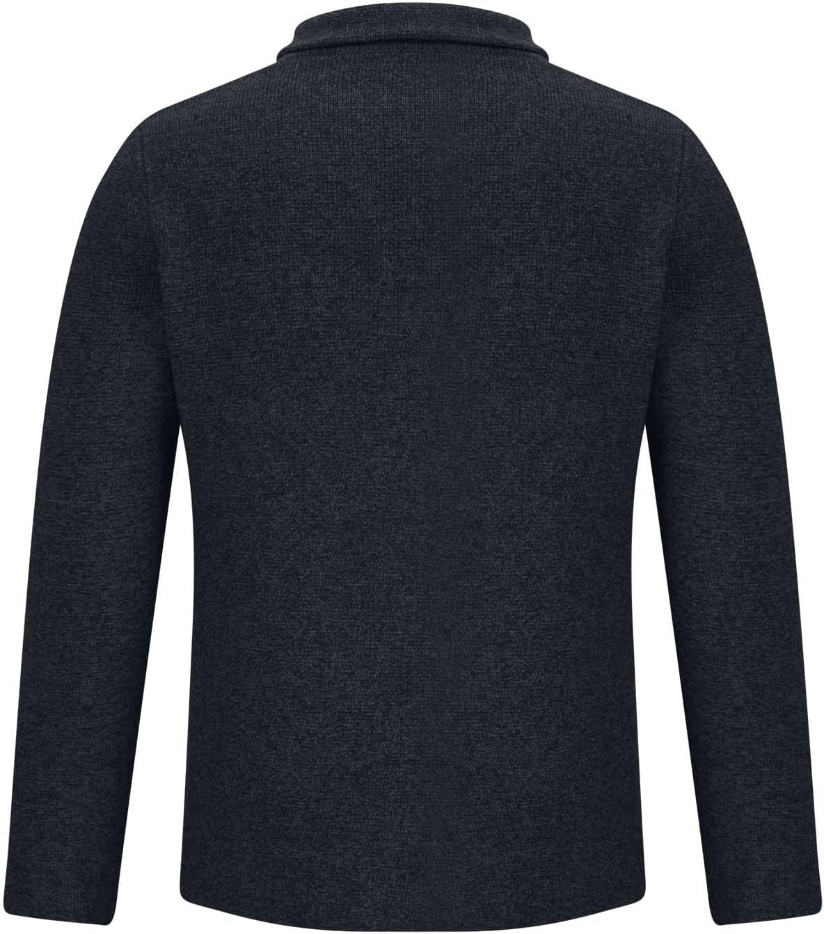 Herren Langarm Geknöpft Strickjacke