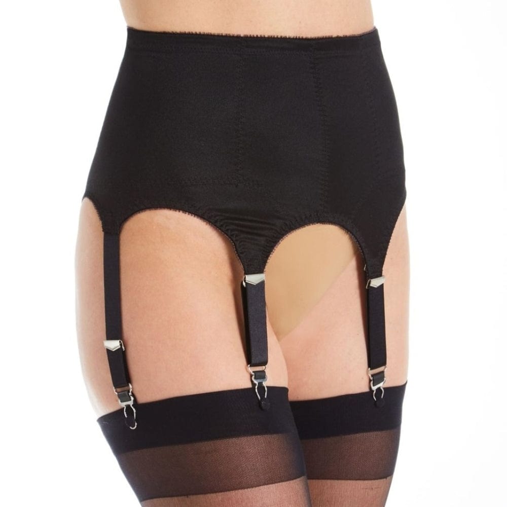 LISETTE | Luxe Kousenband met 6 Metalen Clips & Buikcorrectie