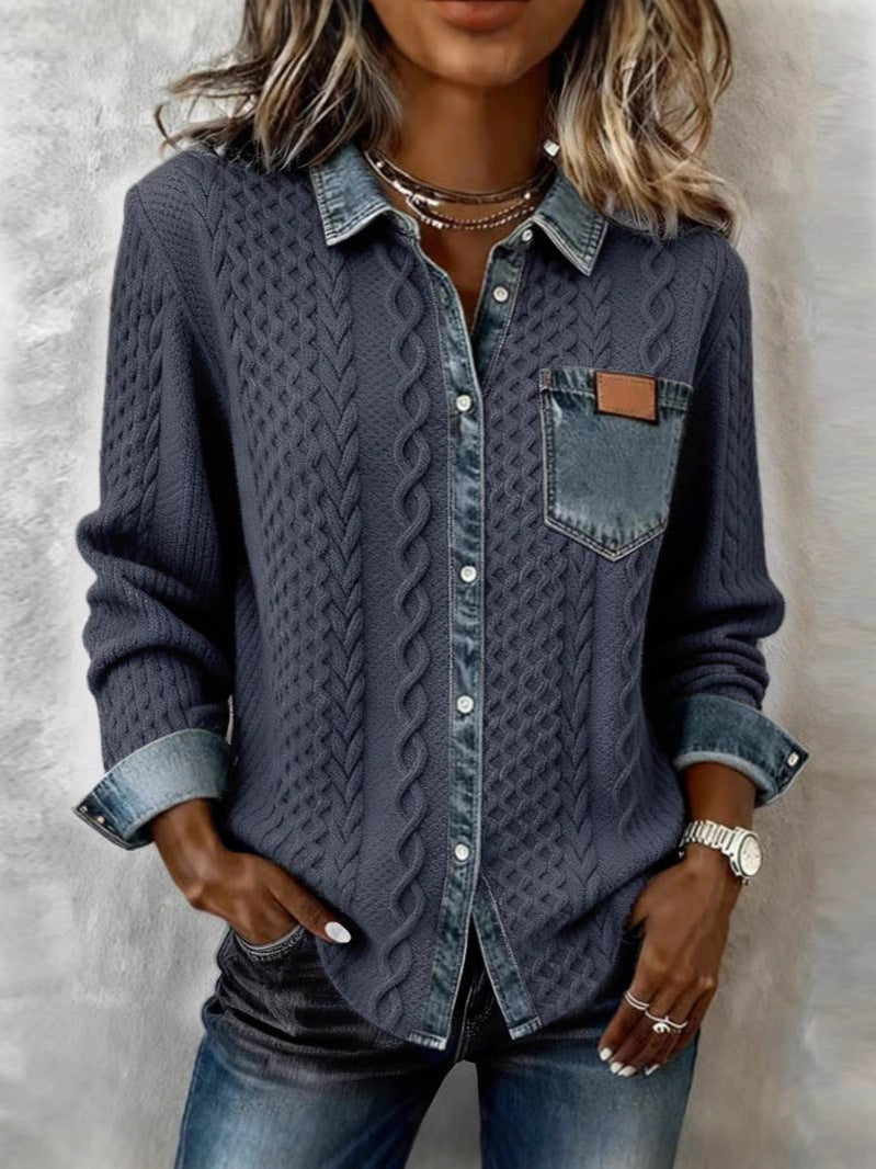 Denim - Langarmshirt