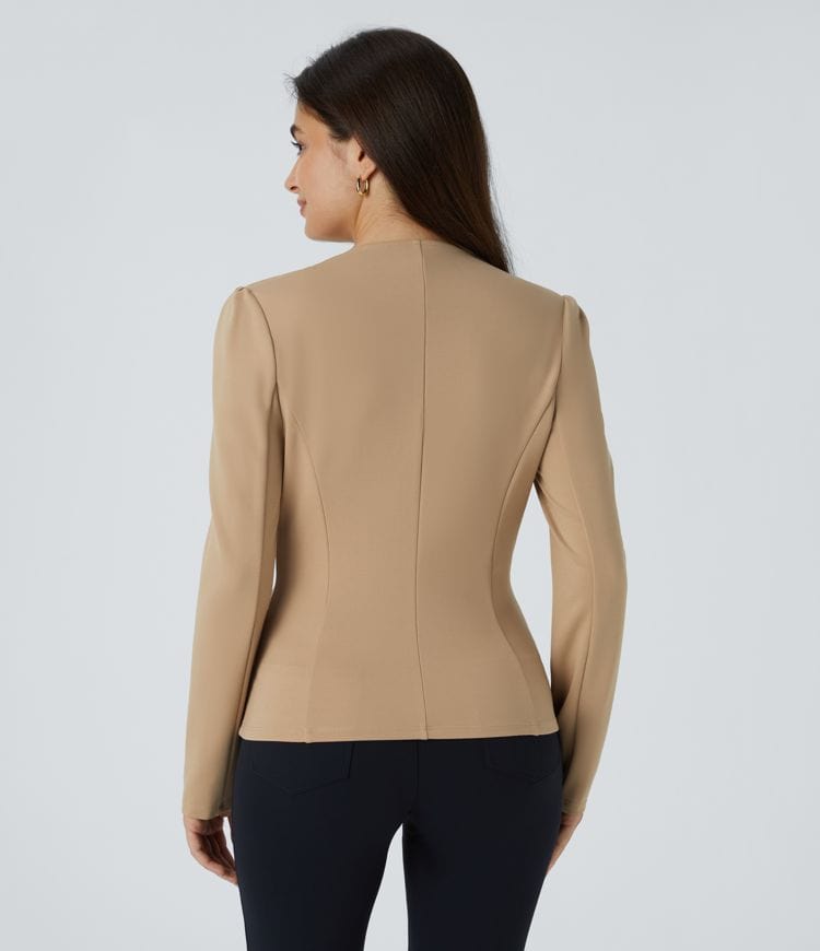 Tailored Blazer - Gold Button