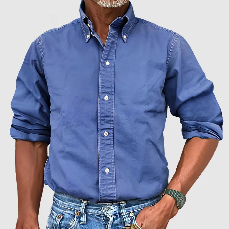 Ralf - Langarmshirt ohne Falten