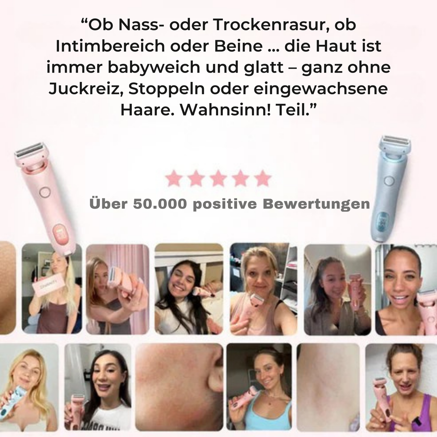 BabyBlüten™ / Nie wieder Schmerzen, glatte Haut, keine Peinlichkeiten mehr