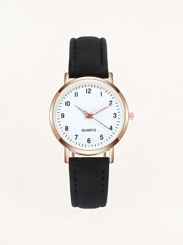Women’s Round Dial Watch | Minimalist Quartz Watch