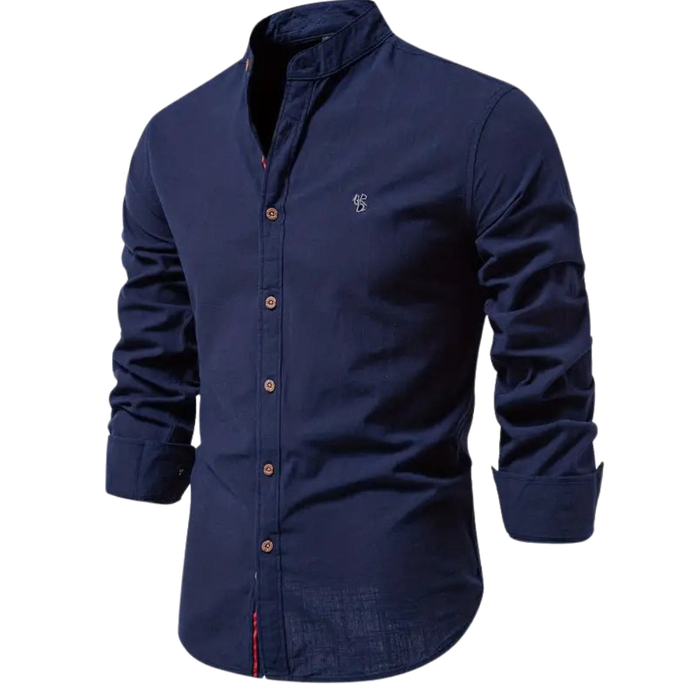 Elias – Chemise à Manches Longues avec Coupe Décontractée