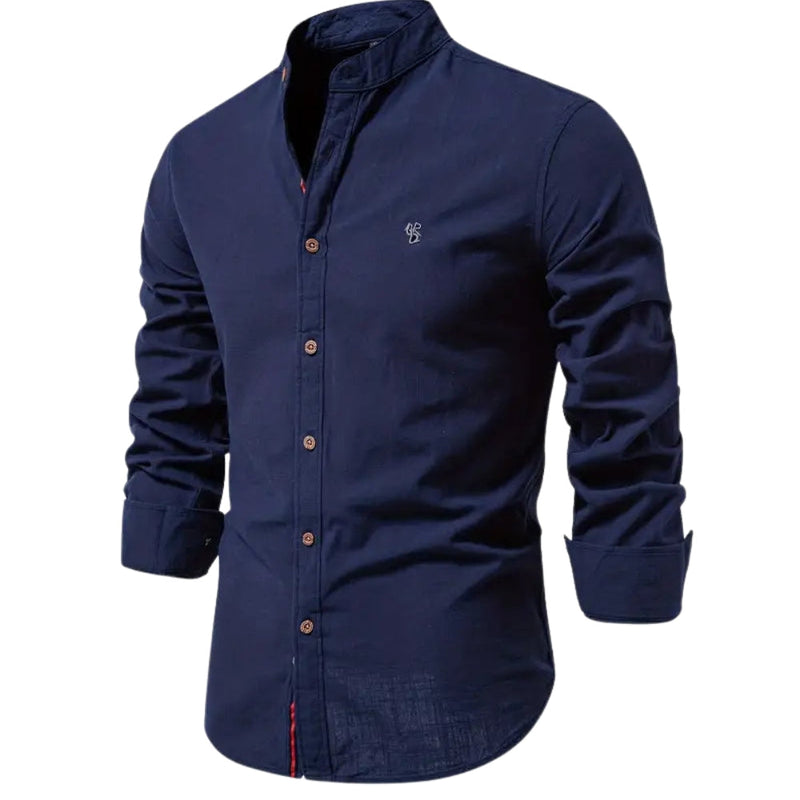 Elias – Chemise à Manches Longues avec Coupe Décontractée