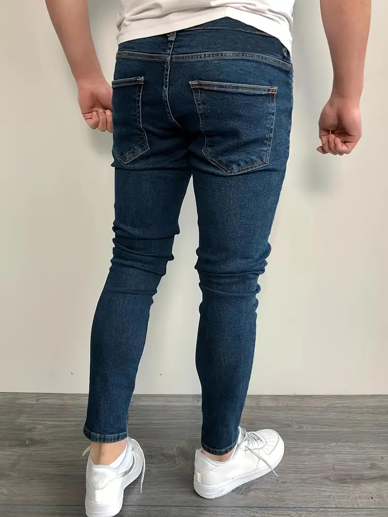 Jean Classique à Coupe Droite pour Homme | Idéal pour Le Printemps et l’Été