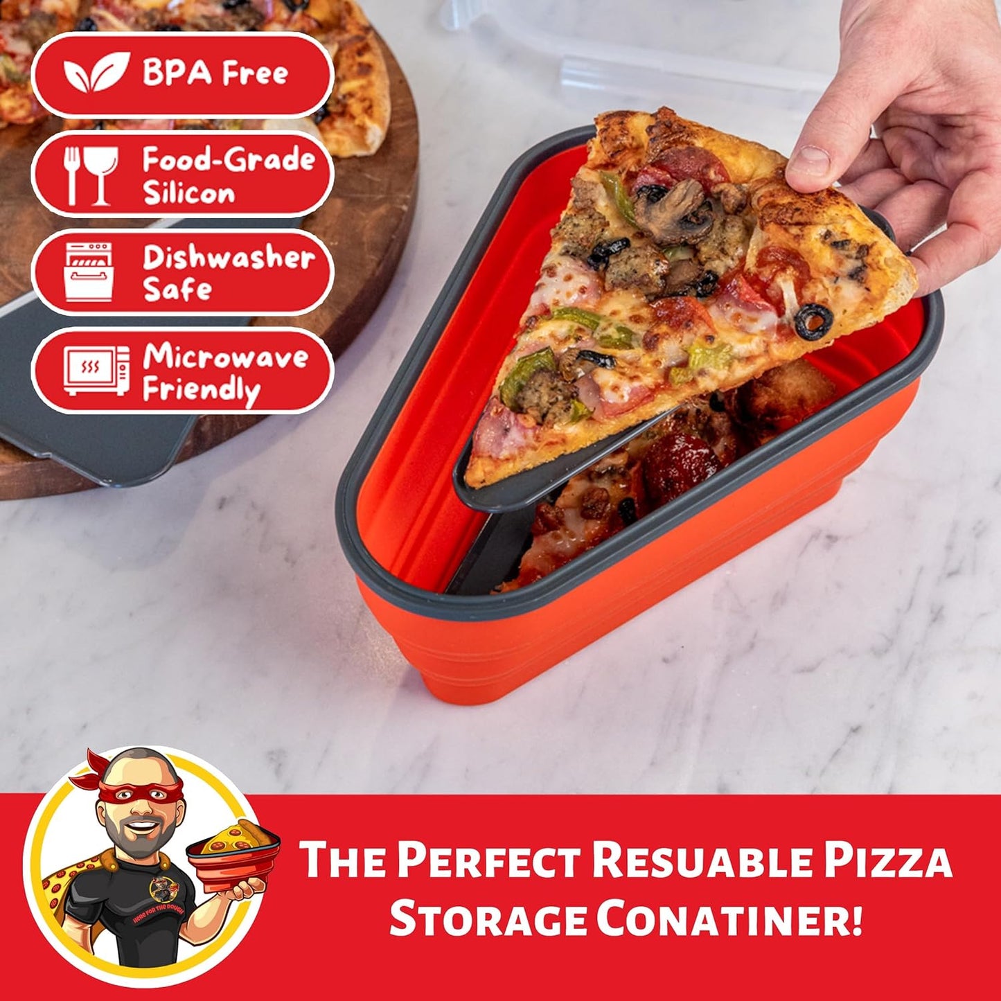 PizzaBox | intelligent pizzaopbevaring | 1 + 1 GRATIS I DAG!