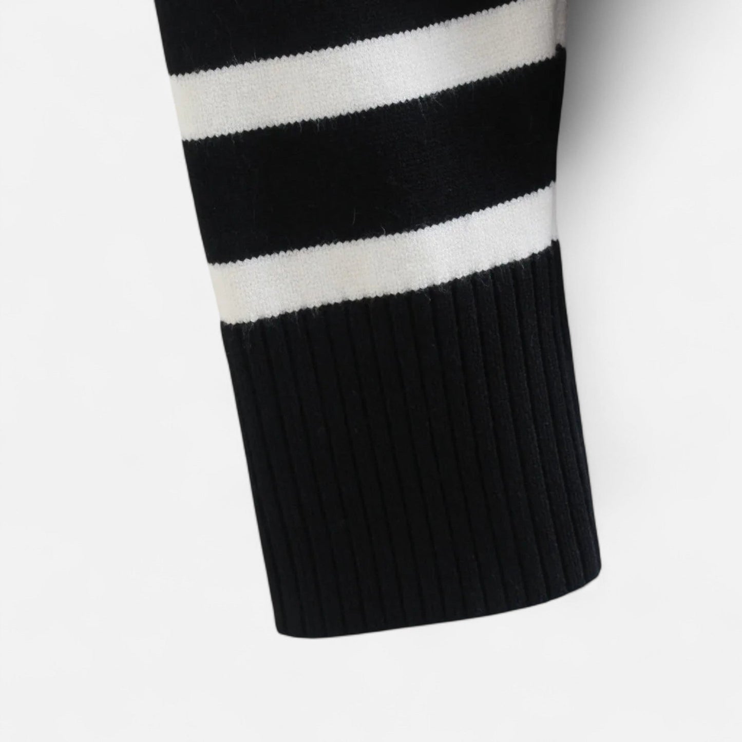 Femurea | Women’s Striped Turtleneck Sweater – Knitwear