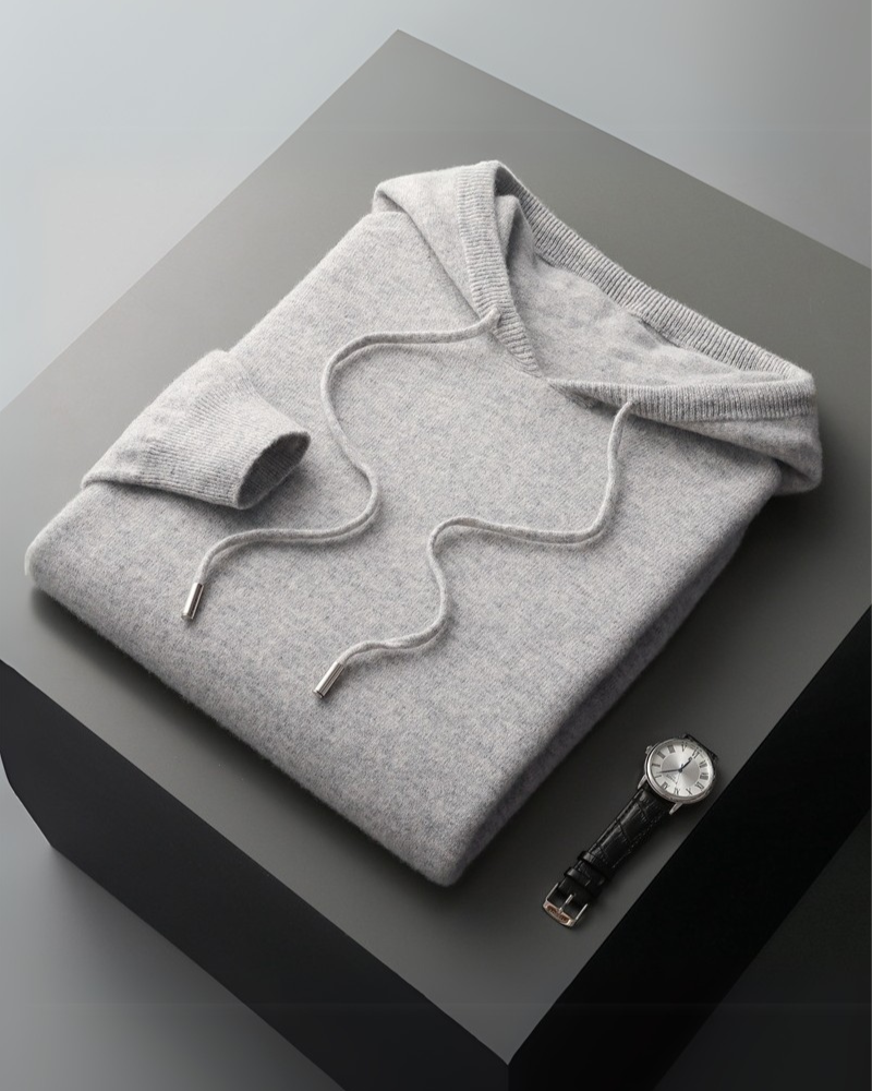 Hoodie aus 100% Kaschmir