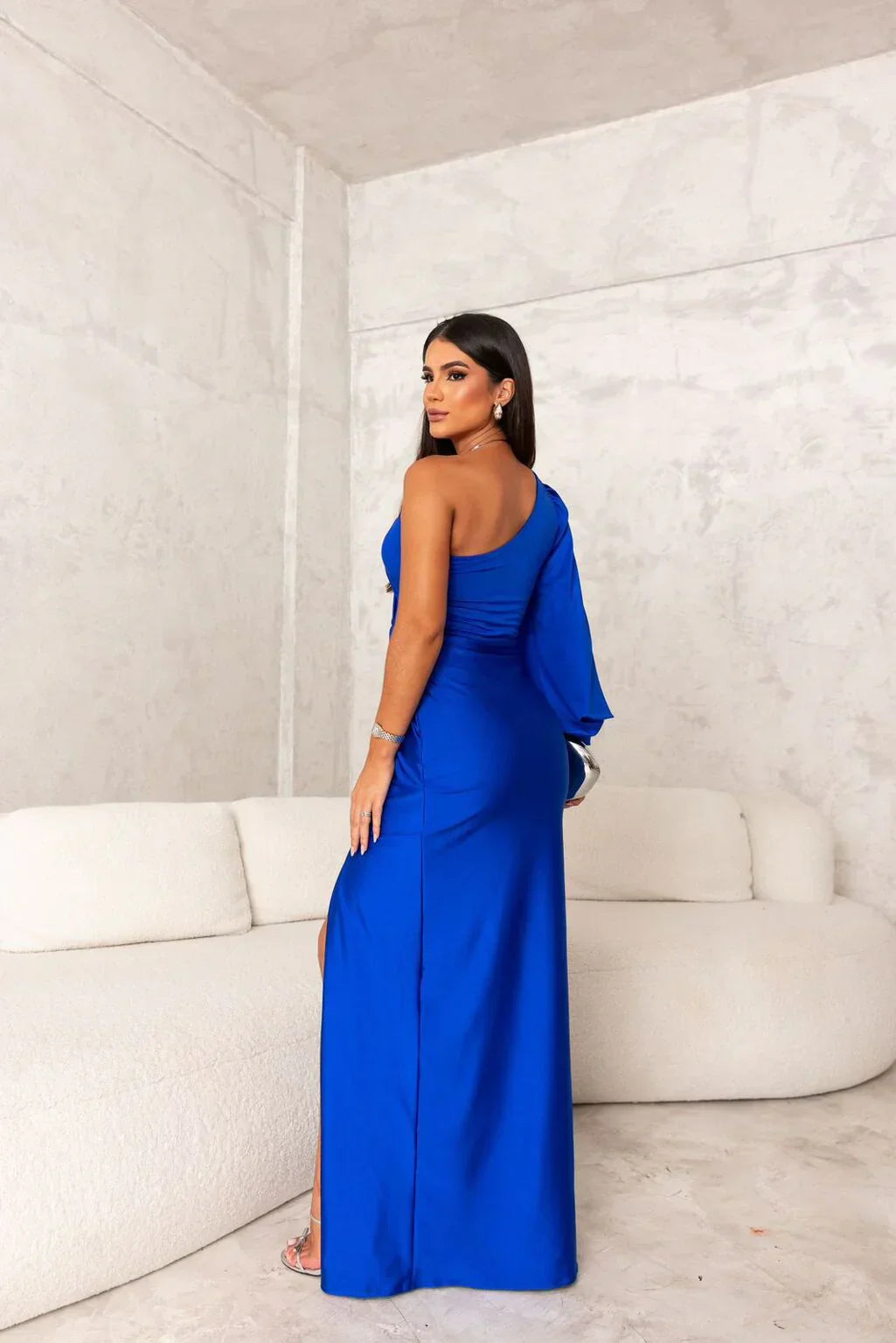 Odette - Elegante Maxi Jurk met Split voor Dames