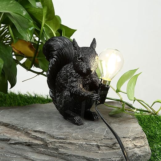 Squirola | LED-tafellamp met eekhoornfiguur in Scandinavische stijl