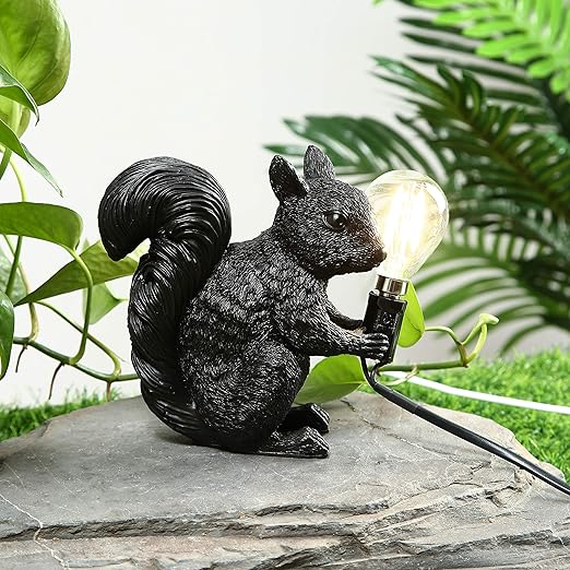 Squirola | LED-tafellamp met eekhoornfiguur in Scandinavische stijl
