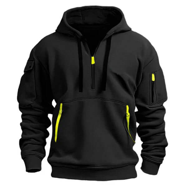 Half-Zip Pullover Hoodie for Men - Image 2